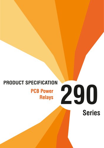 290 Series PCB Power Relays