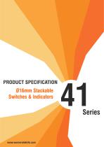 41 Series Ø16mm Stackable Switches & Indicators