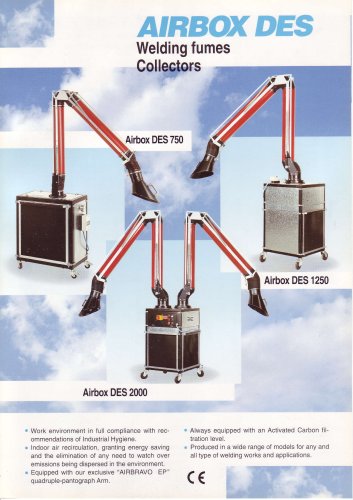 AIRBOX DES Welding fumes Collectors