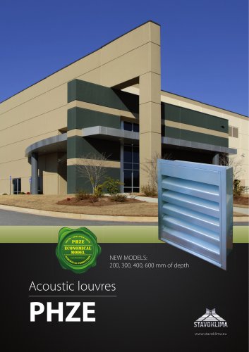 Acoustic louvres