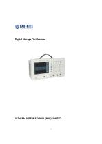 Digital Storage Oscilloscope