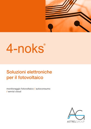 4-noks - Catalogo Soluzioni elettroniche per il fotovoltaico