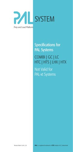 PAL Systems Specifications