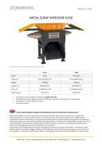 METAL SCRAP SHREDDER D150