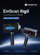 EinScan Rigil | Il Laser Scanner 3D a 3 Modalità