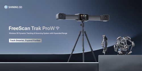 FreeScan Trak ProW | Wireless 3D Dynamic Tracking & Scanning System with Expanded Range