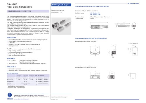 MU Simplex & Duplex