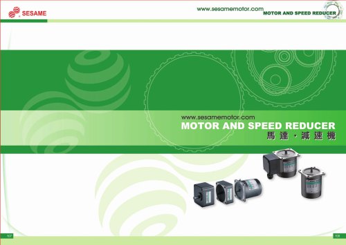 Motor and Reducer Catalog