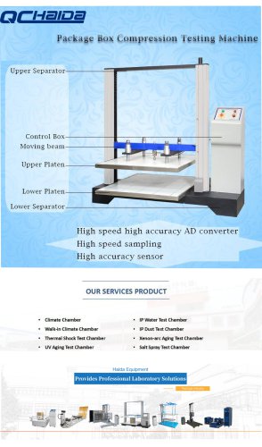 Box compression strength tester