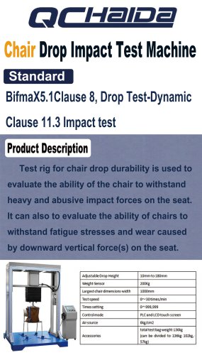 Chair Drop Impact Test Machine