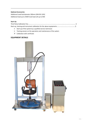 Chair Swivel Test Rig