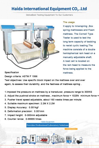 Furniture Testing Instrument