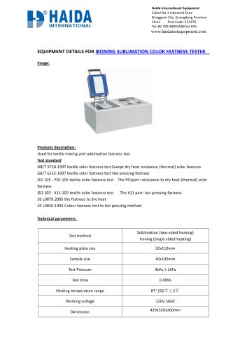 IRONING SUBLIMATION COLOR