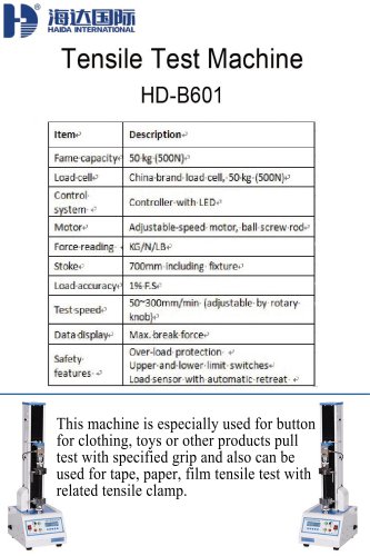 Table Type Universal Test Machine