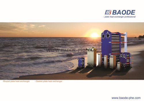 Baode heat exchanger 2014 catalog