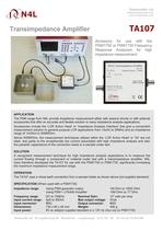 Transimpedance Amplifier    TA107