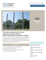 CSV 245kV Catalog Flyer