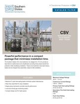 CSV 38kV-72.5kV Catalog Flyer