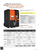 V-Turn 450 • 550 • 750 • 750 ATC • 1000 ATC CNC