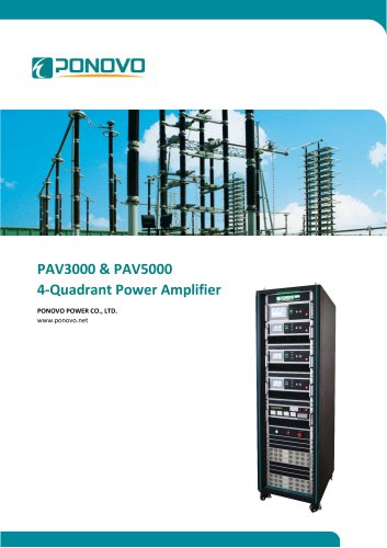 PAV3000&PAV5000 4-Quadrant Power Amplifier