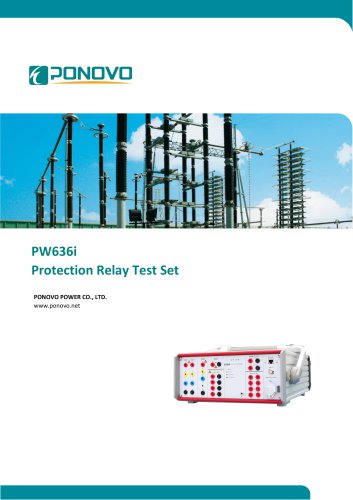 PW636i Protection Relay Test Set