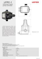 LEFOO/LFPC-1/AUTOMATIC WATER PUMP CONTROLLER/FOR WATER PUMP/MANUAL SET