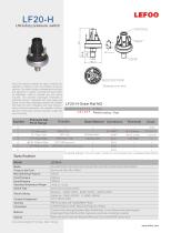 LEFOO PRESSURE SWITCH/ FOR STEAM/ air/ water/ oil/ HIGH PRESSURE SWITCH/LF20-H