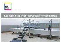 Kee Walk Step-Overs Instructions for Use Manual