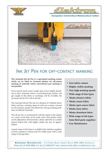 Aeronaut Ink Jet Marking