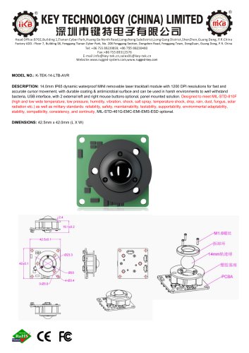 K-TEK-14-LTB-AVR Datasheet