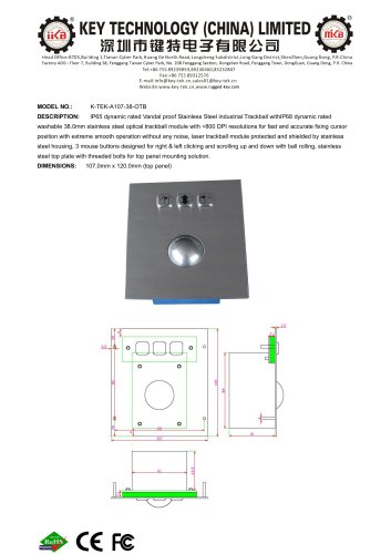 K-TEK-A107-38-OTB-Datasheet