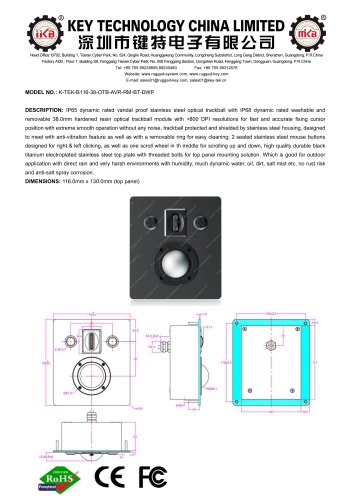 K-TEK-B116-38-OTB-AVR-RM-BT-DWP