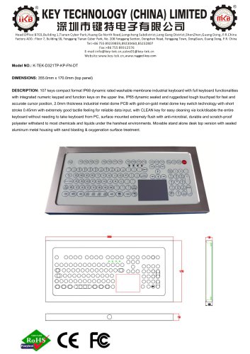 K-TEK-D321TP-KP-FN-DT data sheet