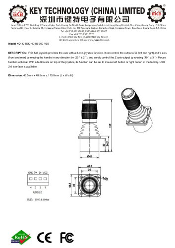 K-TEK-HC1U-360-V02 datasheet