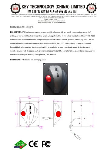 K-TEK-M115-OTB data sheet