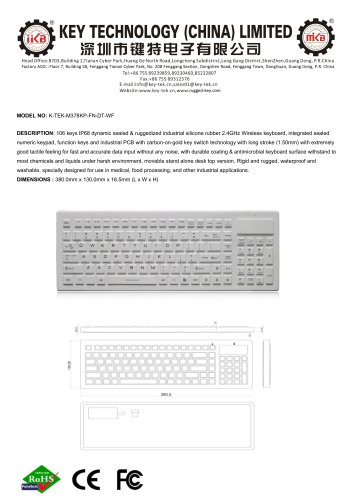 K-TEK-M378KP-FN-DT-WF data sheet