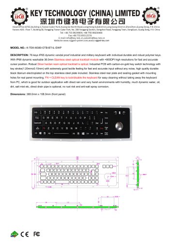 K-TEK-M380-OTB-BT-IL-DWP