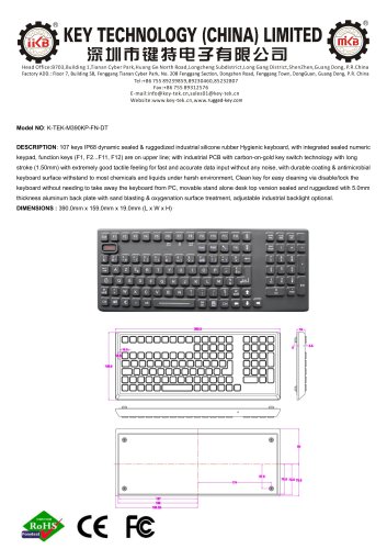 K-TEK-M390KP-FN-DT data sheet