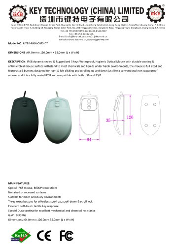 K-TEK-M64-OMS-DT datasheet