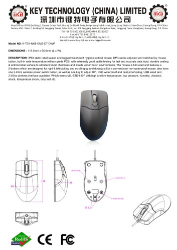 K-TEK-M68-OMS-DT-DWP datasheet