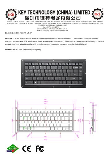 K-TEK-V300-FN-UT-RP datasheet