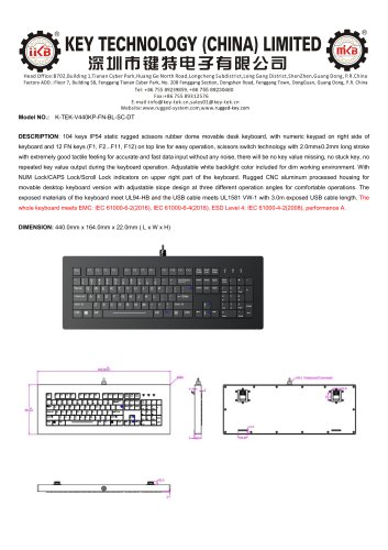 K-TEK-V440KP-FN-BL-SC-DT