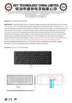 RUgged Chiclet Keyboard K-TEK-M327KP-FN-BL-DM-DWP