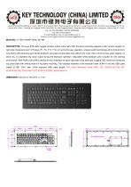 Scissor Switch Keyboard K-TEK-V440KP-FN-BL-SC-PM