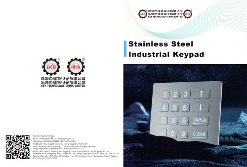 Stainless Steel Industrial Keypad Catalogue-2026