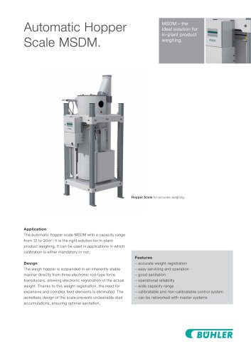 Automatic Hopper Scale MSDM_2012