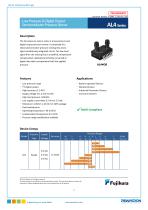 Fujikura digital AG4, AP4 and AL4 pressure sensors