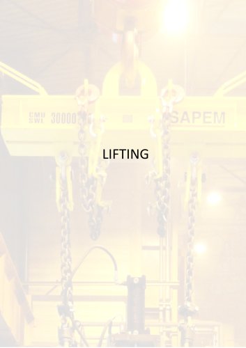 THE LIFTING CATALOGUE