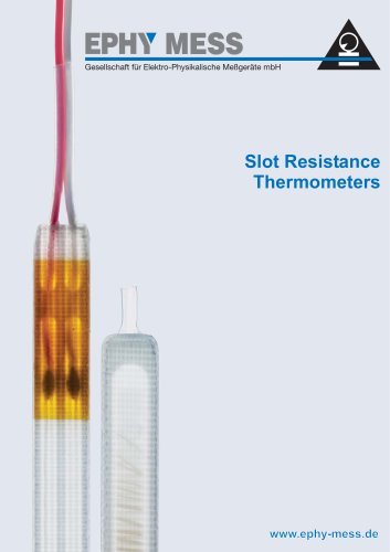 Slot Resistance Thermometers