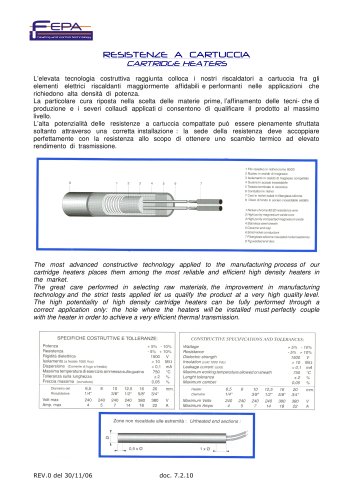 CARTRIDGE  HEATERS